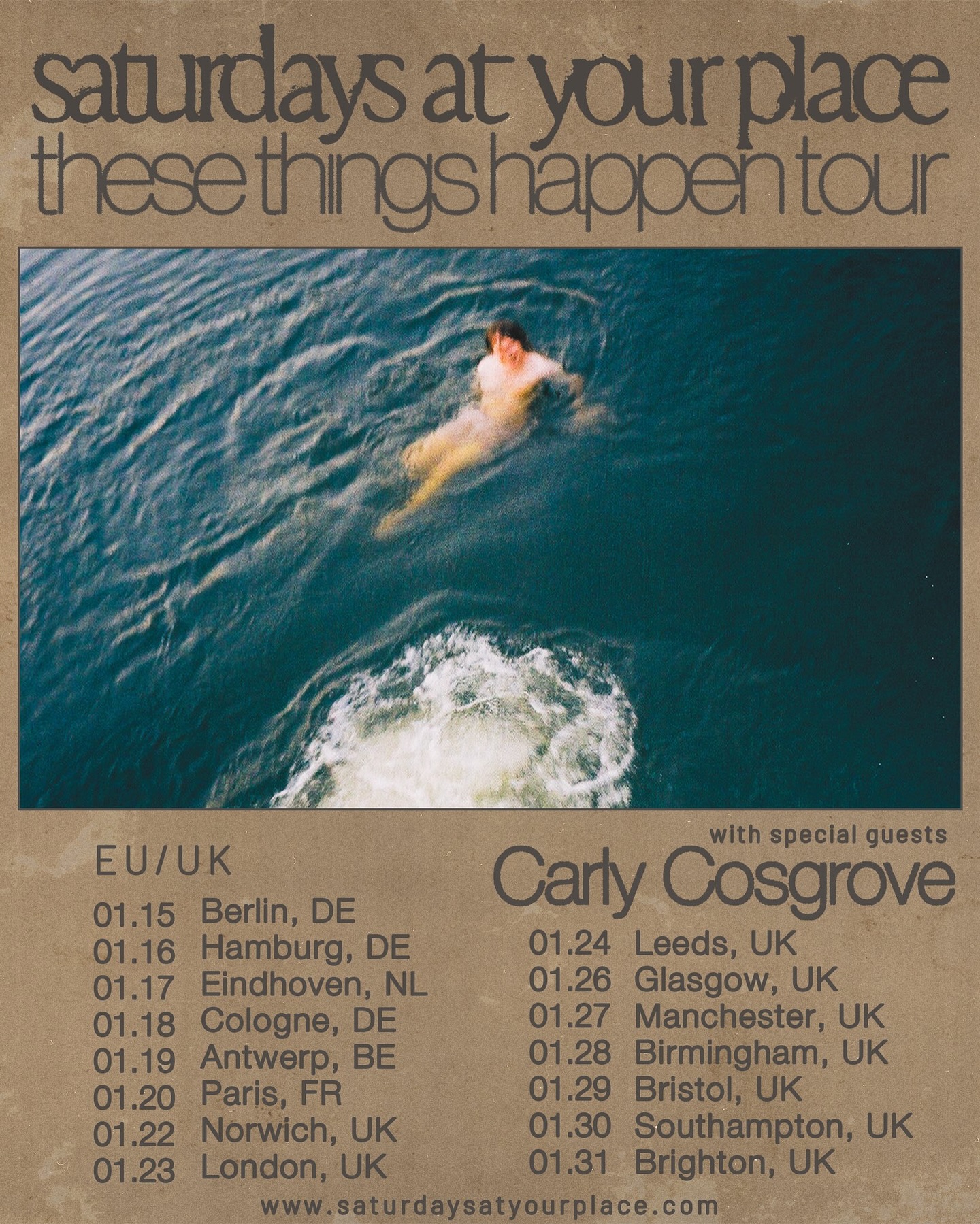 Carly Cosgrove The Spring Cleaning Tour Poster 2026